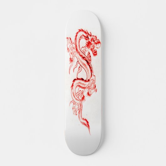 Red Zircon Dragon Skateboard (Vorne)