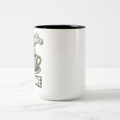 Red Zone Coffee Only Zweifarbige Tasse (Mittel)