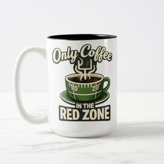 Red Zone Coffee Only Zweifarbige Tasse (Links)