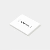 [ REDACTED ] Minimalist Professional Post-it Notes Klebezettel (angewinkelt)