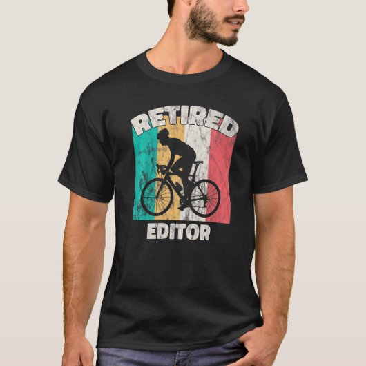 Redakteur für Ruhestand T-Shirt (Vorderseite)