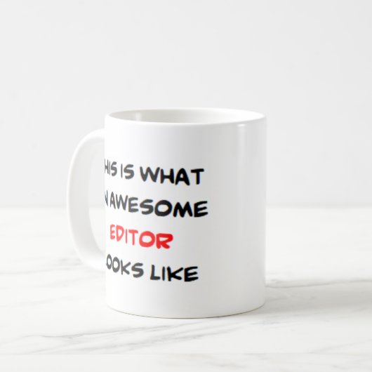 Redakteur, phantastisch kaffeetasse (Vorderseite Links)