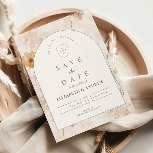 Redaktion Wildflower-Hochzeit Save The Date