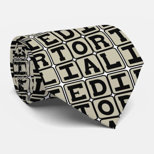 Redaktion, Zeitungsartikel Krawatte (Gerollt)