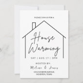 Redaktionelle Erwärmung Einladung, Erwärmung des H Einladung (Vorderseite)