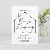 Redaktionelle Erwärmung Einladung, Erwärmung des H Einladung (Stehend Vorderseite)