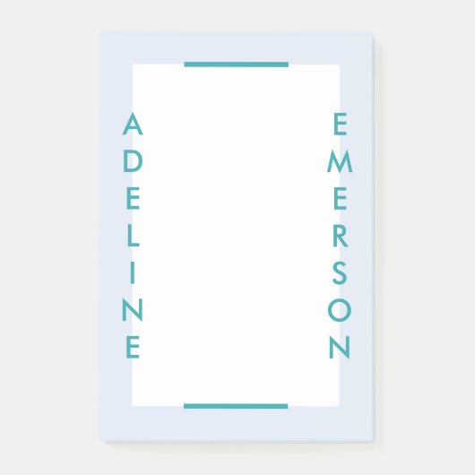 Redaktionelle moderne Typografie Post-It-Notes - b Post-it Klebezettel (Vorderseite)