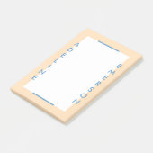 Redaktionelle moderne Typografie Post-It-Notes - G Post-it Klebezettel (angewinkelt)