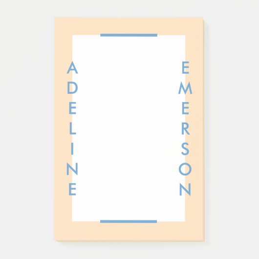 Redaktionelle moderne Typografie Post-It-Notes - G Post-it Klebezettel (Vorderseite)