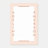 Redaktionelle moderne Typografie Post-It-Notes - P Post-it Klebezettel (Vorderseite)