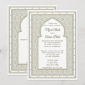 Redaktioneller arabischer Rundgang Einladung (Vorne/Hinten)