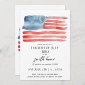 Redaktioneller Patriotischer Unabhängigkeitstag GR Einladung (Vorne/Hinten)