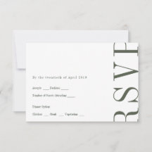 Redaktioneller Stil RSVP-Karte