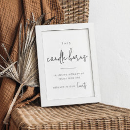 Redaktionelles Memorial für Schwarz und Weiß Poster