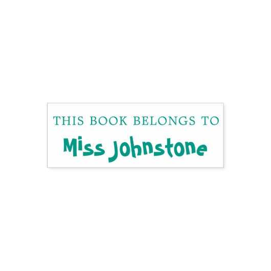 Redaktionsfähige Lehrer - Dieses Buch gehört dem B Permastempel (Design)