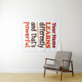 Redaktives Neuroditätsangebot für Schüler Wandteppich (Beispiel (Horizontal))