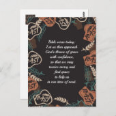 Redaktives Toastbrot Postkarte (Vorne/Hinten)