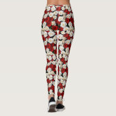 RedandWhiteRoses Leggings (Rückseite)