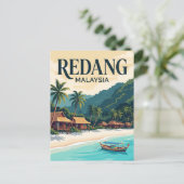 Redang-Insel Malaysia Postkarte (Stehend Vorderseite)