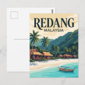 Redang-Insel Malaysia Postkarte (Vorne/Hinten)