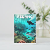 Redang Malaysia Scuba Diving Postkarte (Stehend Vorderseite)