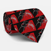 Redback-Spinne Krawatte (Gerollt)