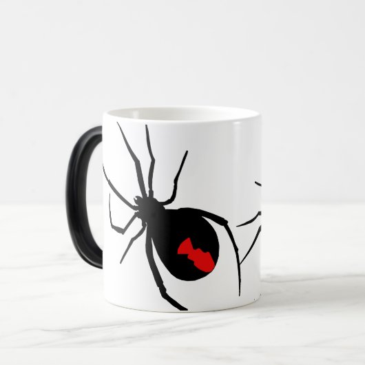 Redback-Spinne Verwandlungstasse (Vorderseite Links)