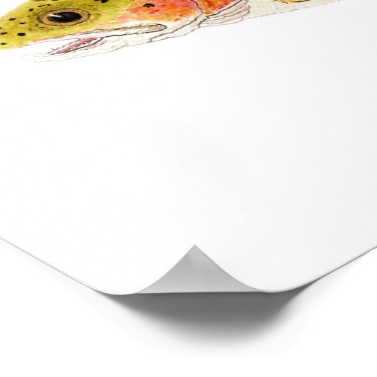 Redband Trout Poster (Ecke)