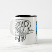 Redbar Cousins Cover Mug Zweifarbige Tasse (Vorderseite Links)
