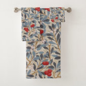 Redberry Tree, William Morris Badhandtuch Set (Insitu)