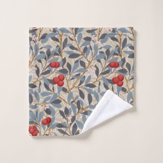 Redberry Tree, William Morris Badhandtuch Set (Waschlappen)