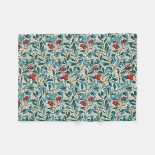Redberry Tree, William Morris Fleecedecke (Vorderseite (Horizontal))
