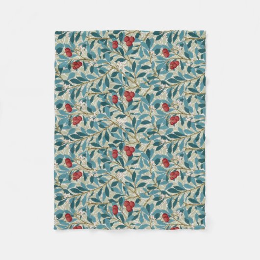 Redberry Tree, William Morris Fleecedecke (Vorderseite)