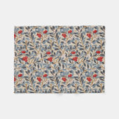 Redberry Tree, William Morris Fleecedecke (Vorderseite (Horizontal))