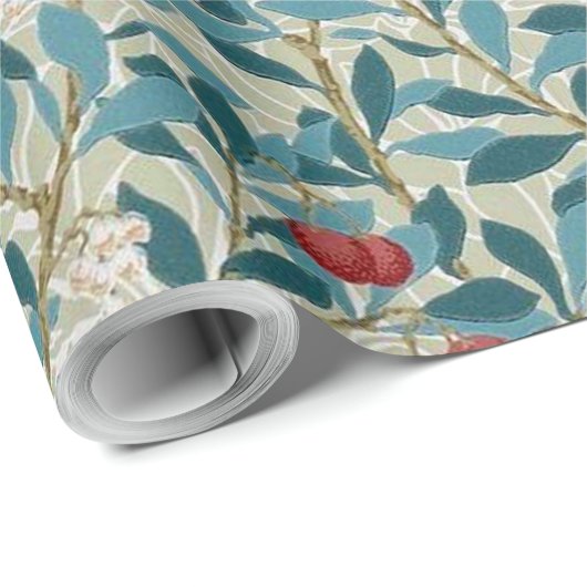 Redberry Tree, William Morris Geschenkpapier (Rolleneckpunkt)