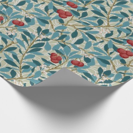 Redberry Tree, William Morris Geschenkpapier (Ecke)