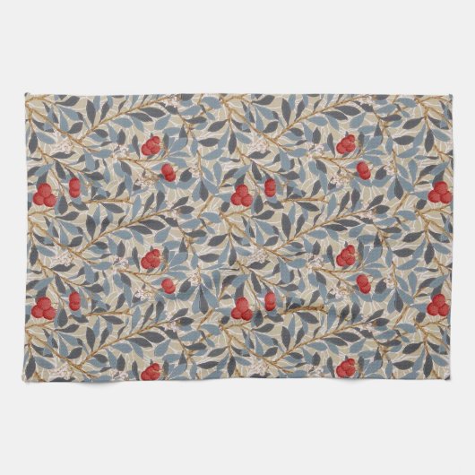 Redberry Tree, William Morris Geschirrtuch (Horizontal)