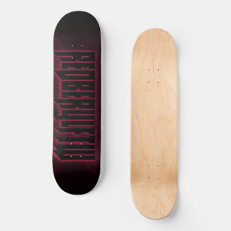 RedBerylFTW Banner Deck Skateboard