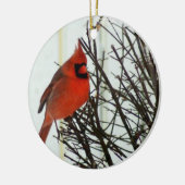 Redbird Keramikornament (Links)