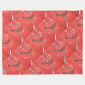 Redbird Rhapsody Fleecedecke (Vorderseite (Horizontal))