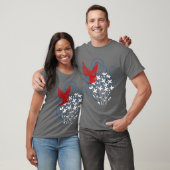 Redbird und Bluets (dunkel) T-Shirt (Unisex)