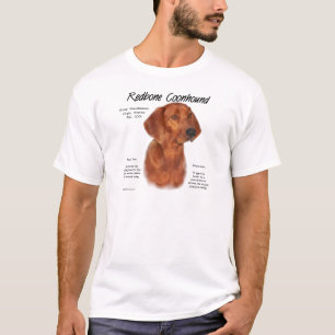 Redbone Coonhound-Geschichtsentwurf T-Shirt