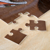 Redbone Coonhound graviert Puzzle (Seite)