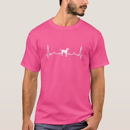 Redbone Coonhound Heartbeat T-Shirt (Vorderseite)