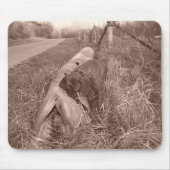 Redbone Coonhound Mousepad (Vorne)