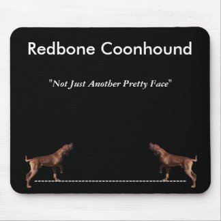 Redbone Coonhound Mousepad