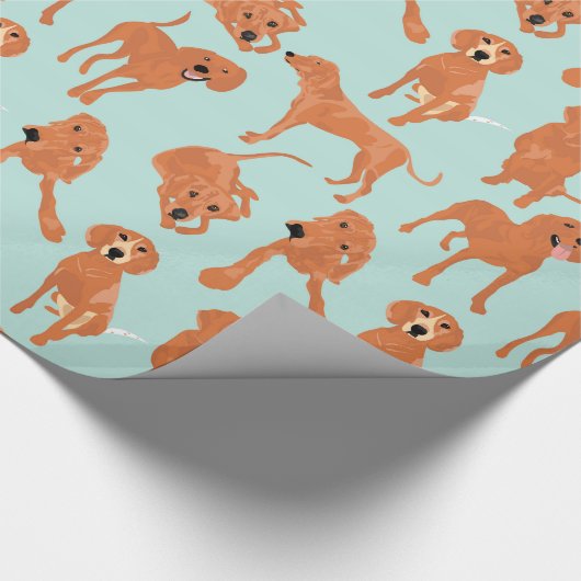 Redbone Coonhound-Packpapier Geschenkpapier (Ecke)