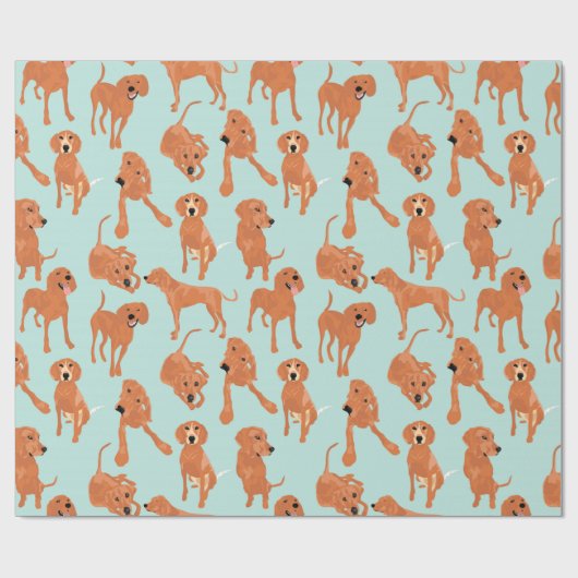 Redbone Coonhound-Packpapier Geschenkpapier (Flach)