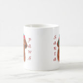 Redbone Coonhound Santa Paws Kaffeetasse (Mittel)