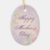 Redbone Heart Mama Keramik Ornament (Hinten)